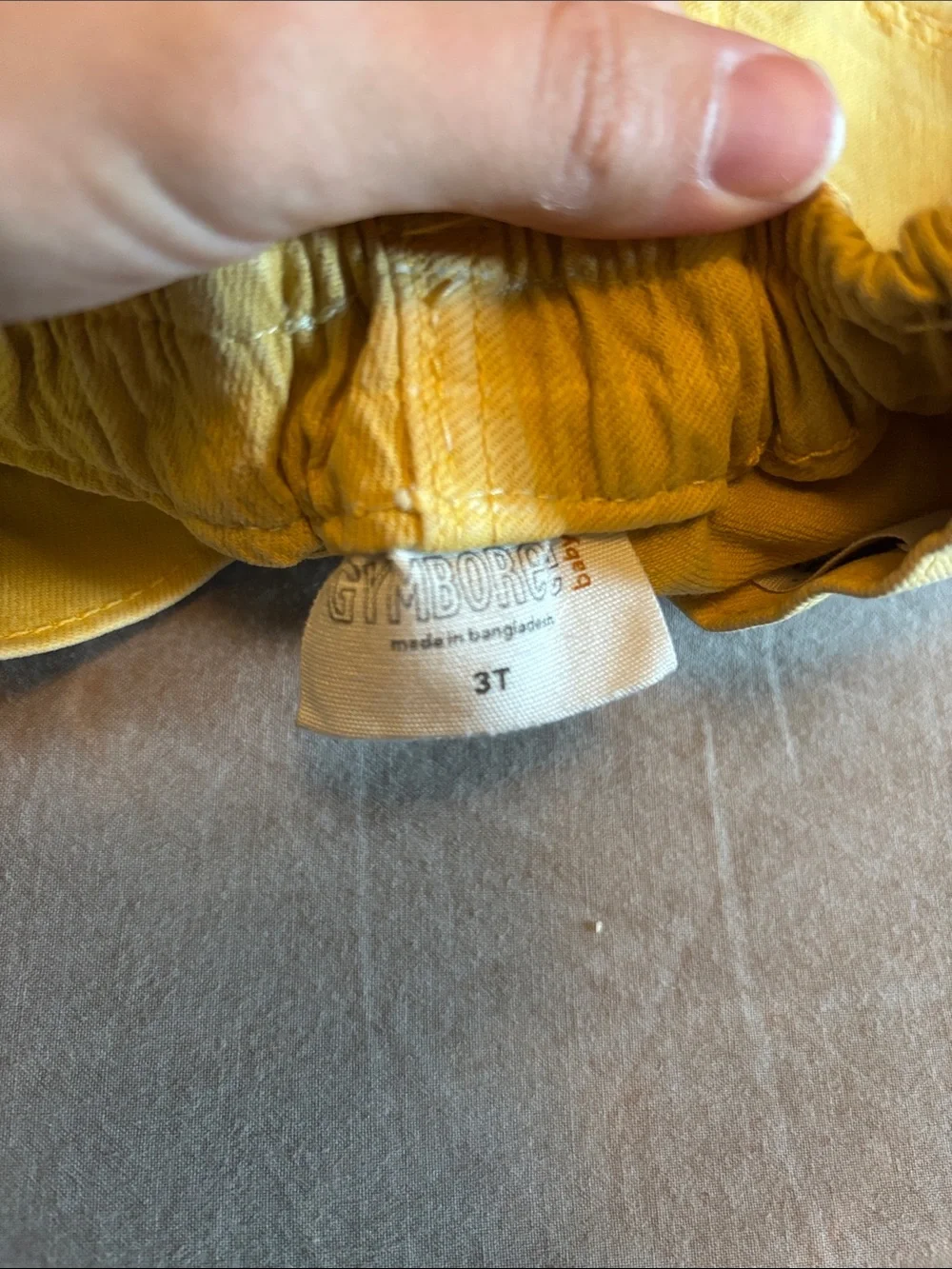 Gymboree Kids Yellow Stretch Denim Jeans